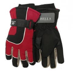HolidaySport Detské zimné rukavice Bella Accessori 9010-3 červená