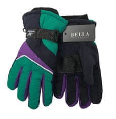 HolidaySport Detské zimné rukavice Bella Accessori 9011S-4 zelená