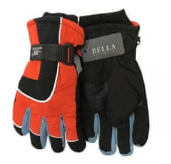 HolidaySport Detské zimné rukavice Bella Accessori 9010-2 oranžová