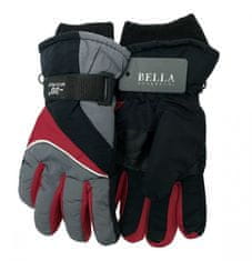 HolidaySport Detské zimné rukavice Bella Accessori 9011S-10 tmavo šedá