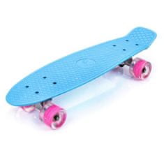 Meteor Pennyboard 23898 Blue s LED kolieskami