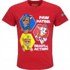 Eplusm Chlapčenské tričko Paw Patrol ACTION! set 2ks 98 / 2–3 roky Červená