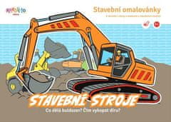 Stavební stroje - Stavařské omalovánky