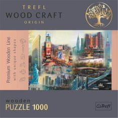 Puzzle Koláž New York 1000 dílků - Wood Craft Origin puzzle