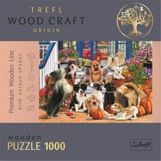 Puzzle Psí přátelství 1000 dílků - Wood Craft Origin puzzle