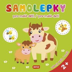 Samolepky pro malé děti / Samolepky pre malé deti - zelený sešit / zelený zošit