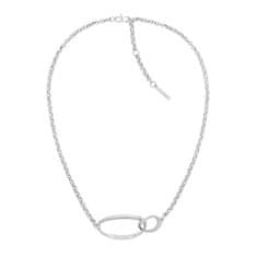 Calvin Klein Pôvabný oceľový náhrdelník Sculptural 35000353