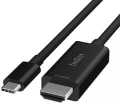 Belkin kábel USB-C na HDMI 2.1, 2 m, čierny, AVC012bt2MBK - rozbalené