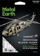 Metal Earth 3D puzzle Vrtuľník Black Hawk