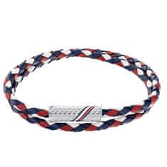 Tommy Hilfiger Štýlový dvojitý kožený náramok 2790472