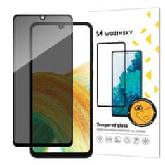 WOZINSKY Wozinsky Privacy Glass Tvrdené sklo pre Samsung Galaxy A33 5G - Čierna KP26348