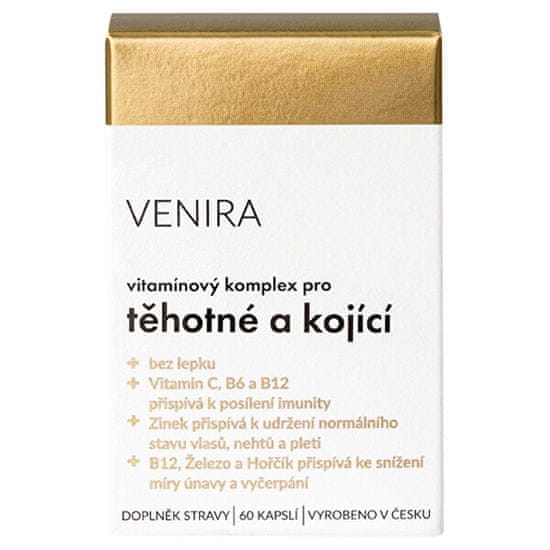 Venira Vitamínový komplex pre tehotné a dojčiace ženy 60 kapsúl