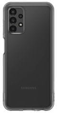 SAMSUNG EF-QA135TBE Mäkký priehľadný kryt pre Galaxy A13 Black