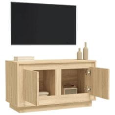 Vidaxl TV skrinka dub sonoma 80x35x45 cm spracované drevo