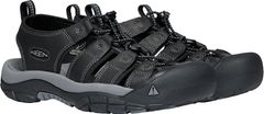 KEEN Pánske kožené sandále NEWPORT 1022247 black/steel grey (Veľkosť 42)