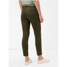 Orsay Khaki orezané chino nohavice s opaskom ORSAY_317029-94 38