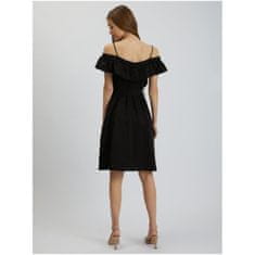 Orsay Čierne dámske šaty s plátnom ORSAY_410234-660000 40