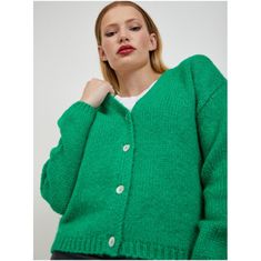 Orsay Zelený dámsky sveter ORSAY_505499867000 M