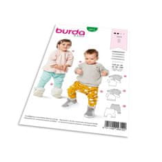 Burda Strih Burda 9312 - Detská mikina, teplákové nohavice