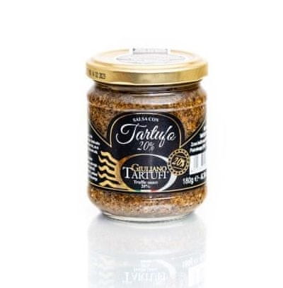 Giuliano Tartufi Hľuzovková pasta Deluxe s 20 % čiernou hľuzovkou, 180 g