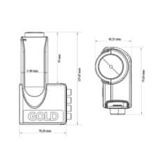 Opticum konvertor LNB Twin GOLD NEW Edition 0,1 dB