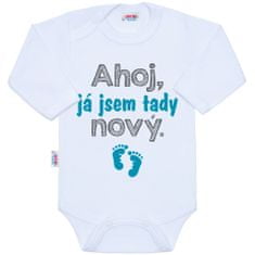 NEW BABY Body s potlačou New Baby Ahoj, já jsem tady nový. 56 (0-3m)