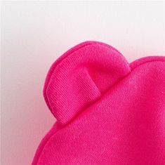 NEW BABY Dojčenská bavlnená čiapočka New Baby Kids tmavo ružová 68 (4-6m)