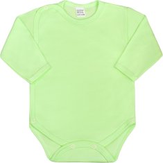 NEW BABY Dojčenské body celorozopínacie New Baby Classic zelené 50