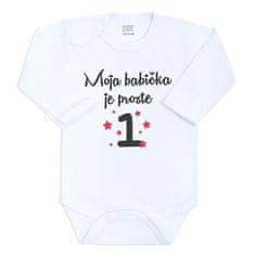 NEW BABY Body s potlačou New Baby Moja babička je proste jednotka 50