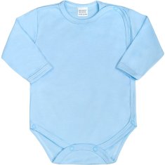 NEW BABY Dojčenské body celorozopínacie New Baby Classic modré 50