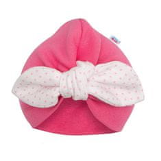 NEW BABY Dievčenská čiapočka turban New Baby For Girls dots 86 (12-18m)