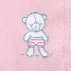NEW BABY Zimná kombinézka New Baby Nice Bear ružová 62 (3-6m)