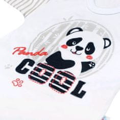 NEW BABY Dojčenské body s dlhým rukávom New Baby Panda 80 (9-12m)