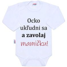 NEW BABY Body s potlačou New Baby a zavolaj MAMIČKU! - darčekové balenie 50