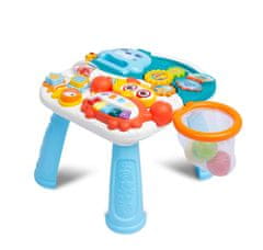 TOYZ Detské hrajúce edukačné chodítko 2v1 Toyz Spark turquoise 