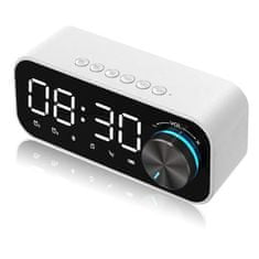 HADEX Bluetooth reproduktor B126 s rádiom FM a hodinami (rádiobudík)