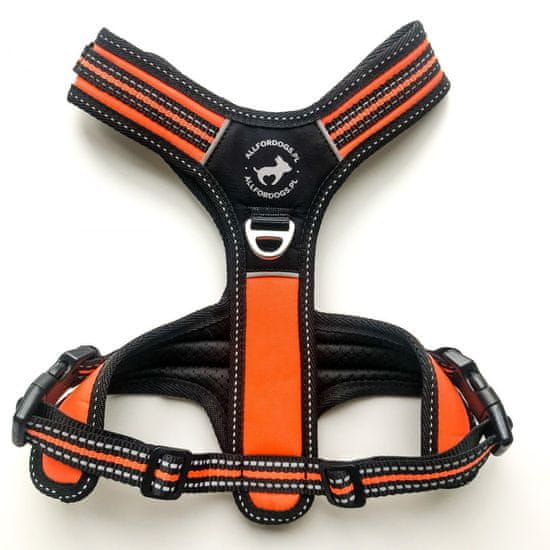 ALL FOR DOGS Postroj 3x-Sport Orange Xs