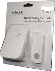 HADEX Bezdrôtový zvonček do zásuvky 230V, Kangtai 98176, 433,92MHz