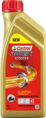 CASTROL Motocyklový olej Castrol POWER1 SCOOTER 4T 1L 5W40