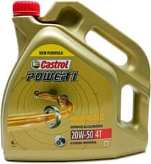 CASTROL Motocyklový olej Castrol POWER1 4T 20W50 4L