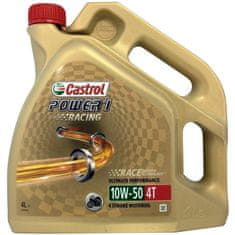 CASTROL Motocyklový olej Castrol POWER1 RACING 4T 10W50 4L