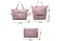 CoolCeny Cestovná skladacia taška - Sofistar - Ružová