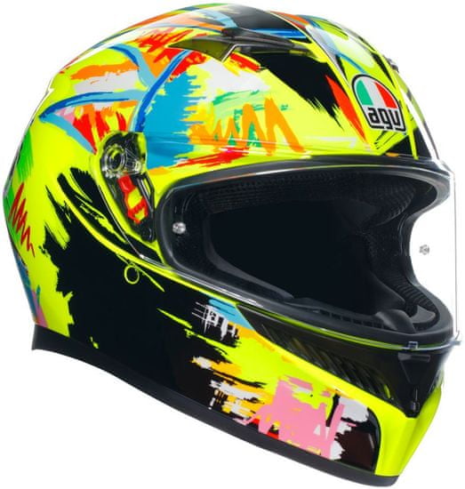 AGV prilba K-3 Rossi winter test 2019