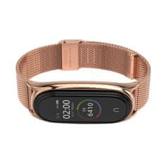 Tech-protect Milanese remienok na Xiaomi Mi Band 7, rose gold