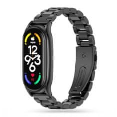 Tech-protect Stainless remienok na Xiaomi Mi Band 7, black