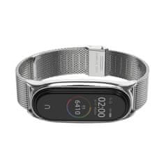 Tech-protect Milanese remienok na Xiaomi Mi Band 7, silver