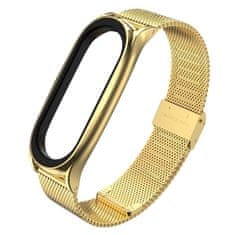 Tech-protect Milanese remienok na Xiaomi Mi Band 7, gold