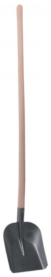 VASKO Lopata rovná úzka 19 x 29 cm, kladivkový lak s bukovou násadou 130 cm