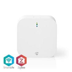 Nedis WIFIZBT10CWT SmartLife Brána Zigbee 3.0 | 50 Zariadenia | Sieťové napájanie | Android / IOS | Biela