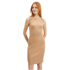 Orsay Svetlohnedé dámske svetrové šaty ORSAY_530378-711000 M